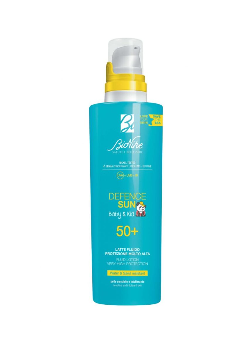 Bionike- defence sun 50+ baby&kid - latte fluido 200ml - BioNike