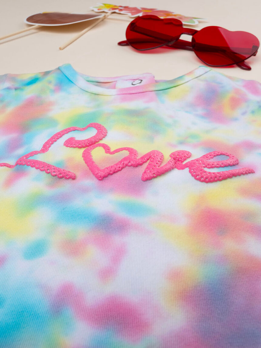 T-shirt bambina tie-dye multicolor - Prénatal