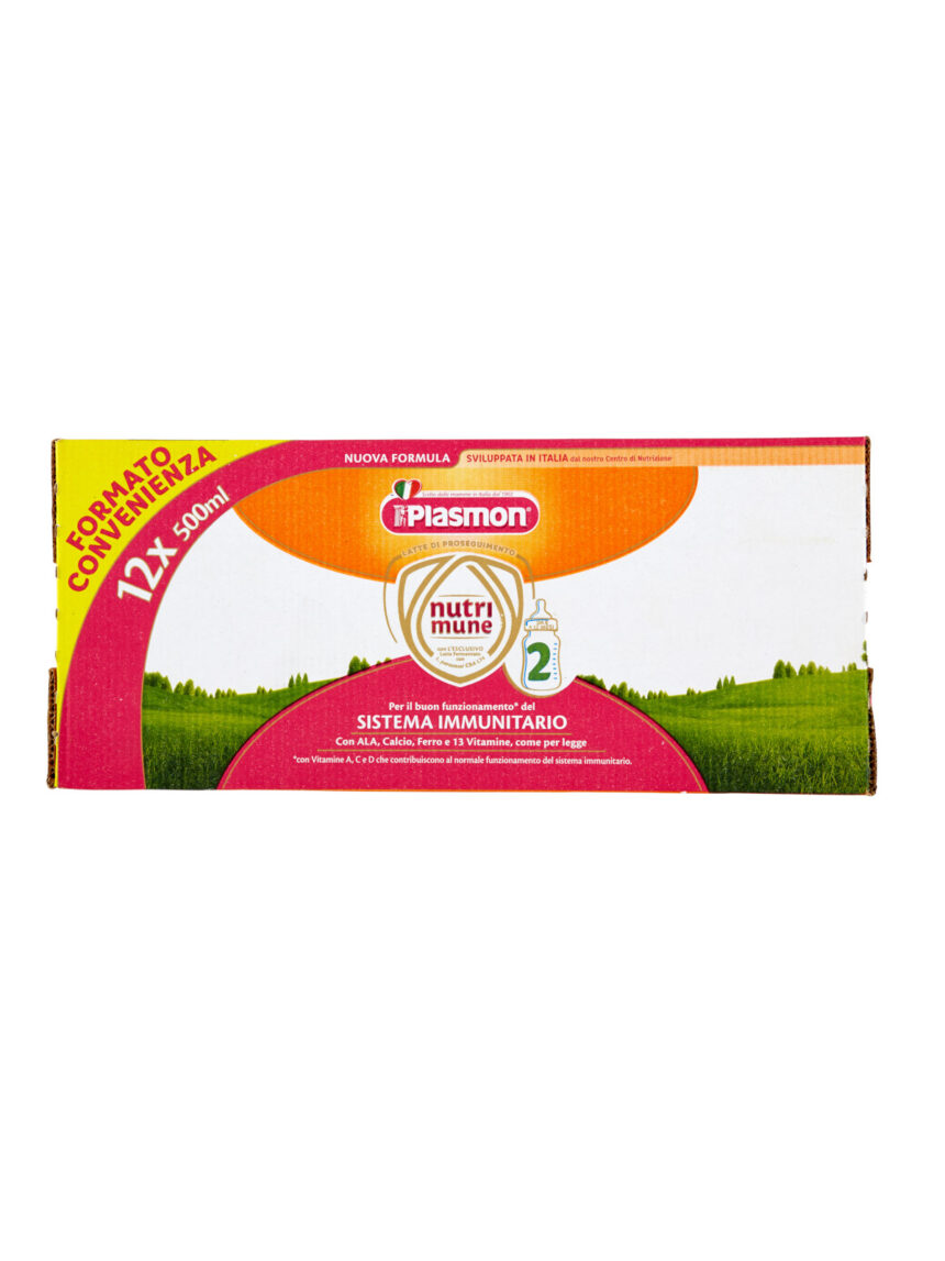 Plasmon nutri-mune 2 latte liquido stage 2 - 12x500ml - Plasmon