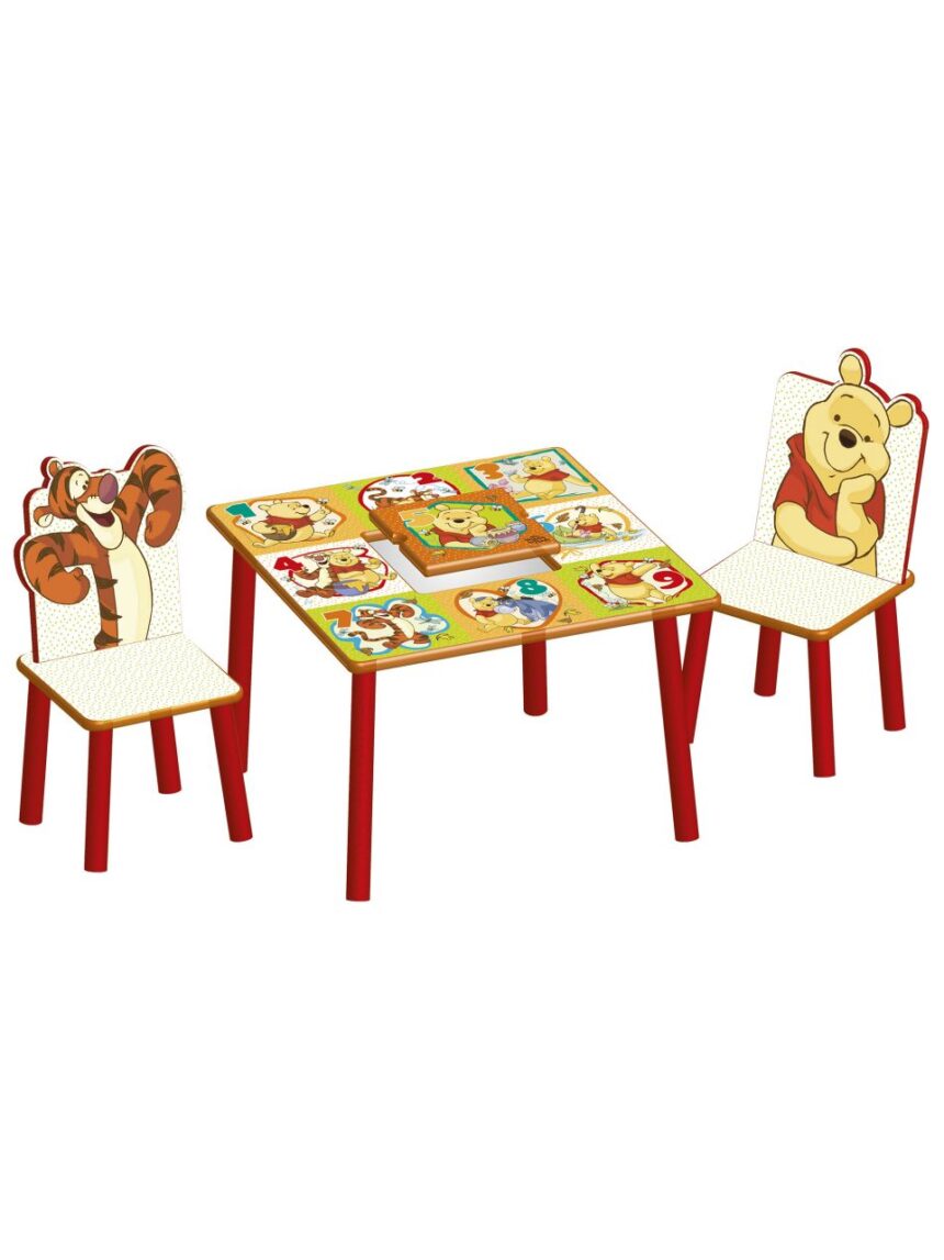 Baby smile - winnie the pooh tavolo e sedie - Baby Smile