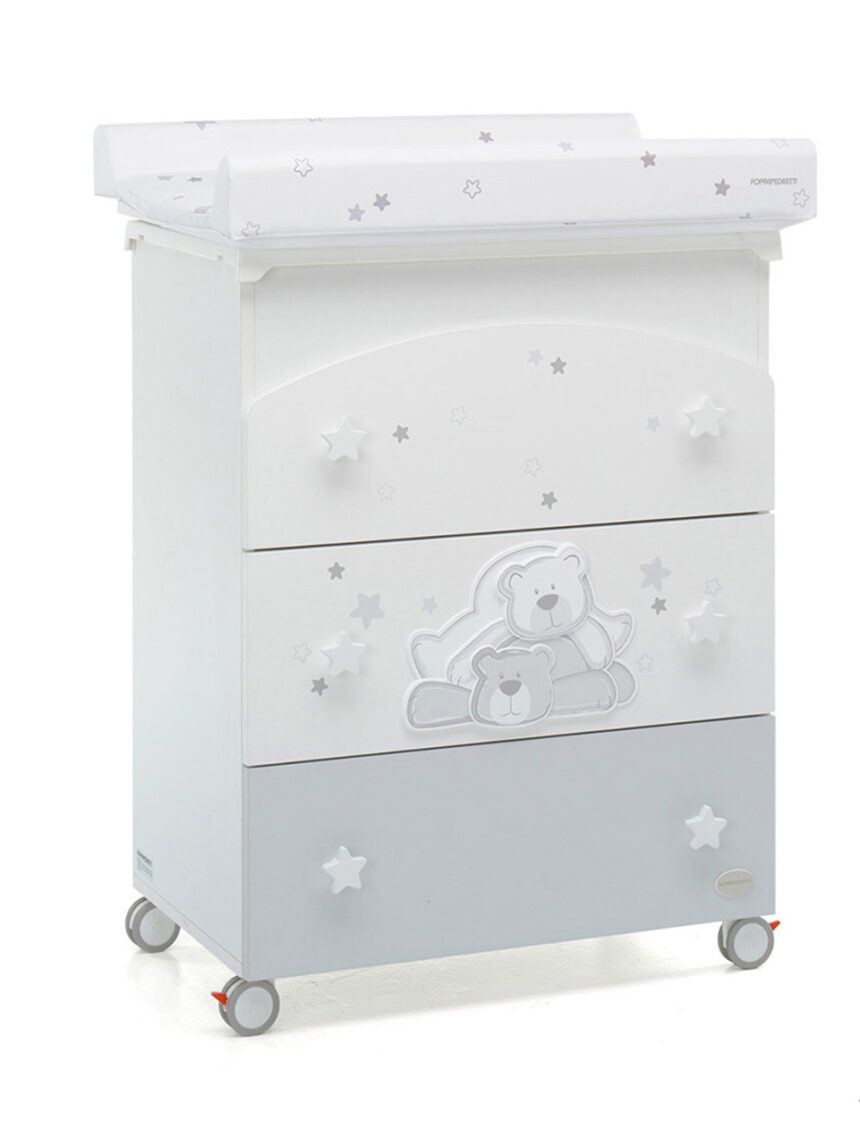 Bagnetto cassettiera dolce stella bianco - Foppapedretti